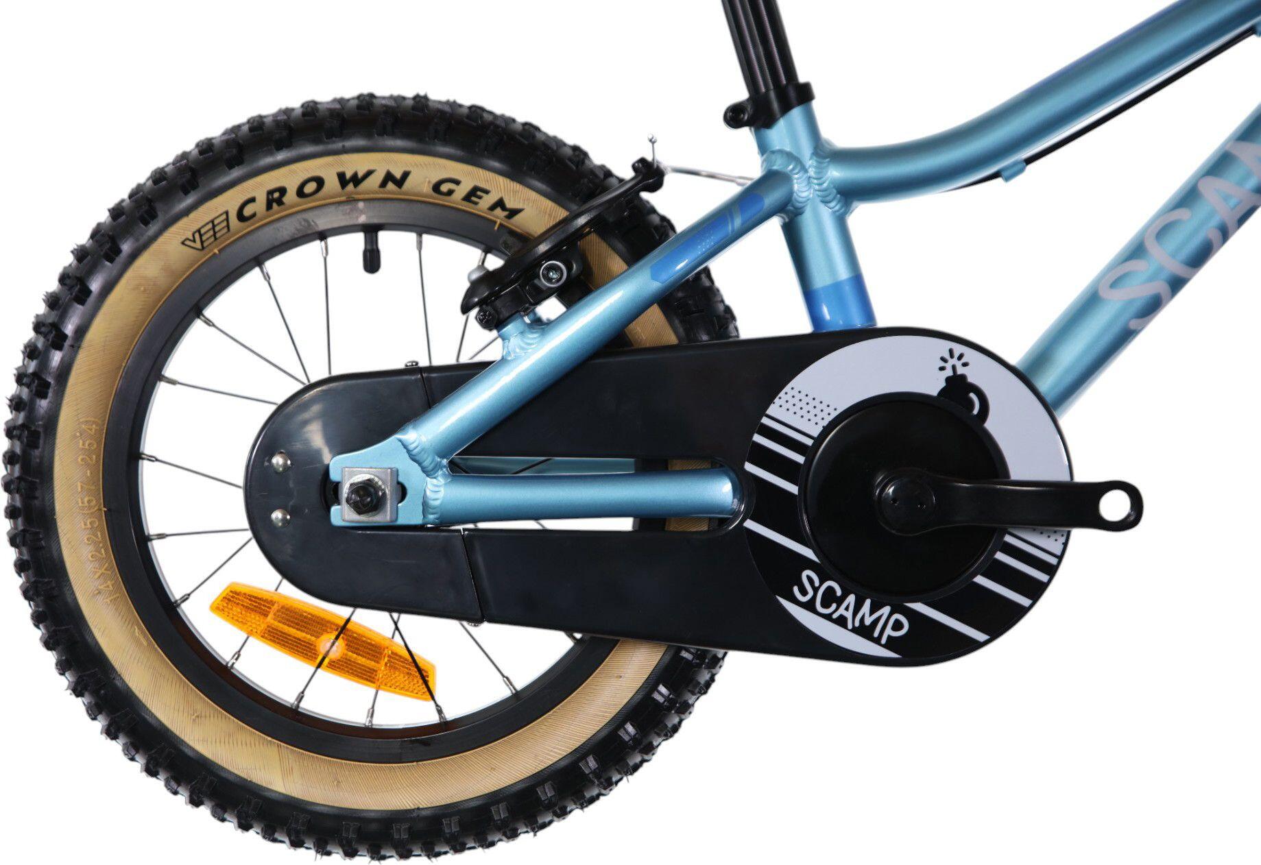 Scamp SmallFox Single Speed 14'' Azul Céu MTB para crianças 3/5