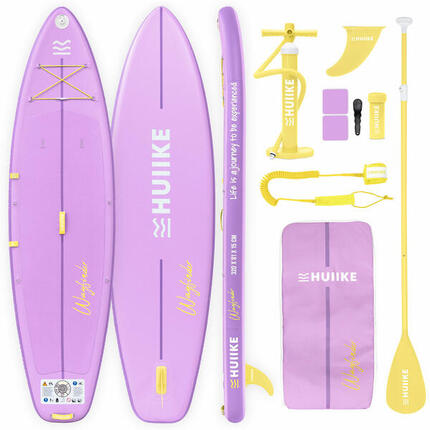 Paddle Gonflable Adulte Touring 10’6” avec Accessoires, Jusqu’à 130 kg, Lilac