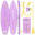 Placă SUP Gonflabilă Touring 10’6” cu Accesorii, Până la 130 kg, Lilac
