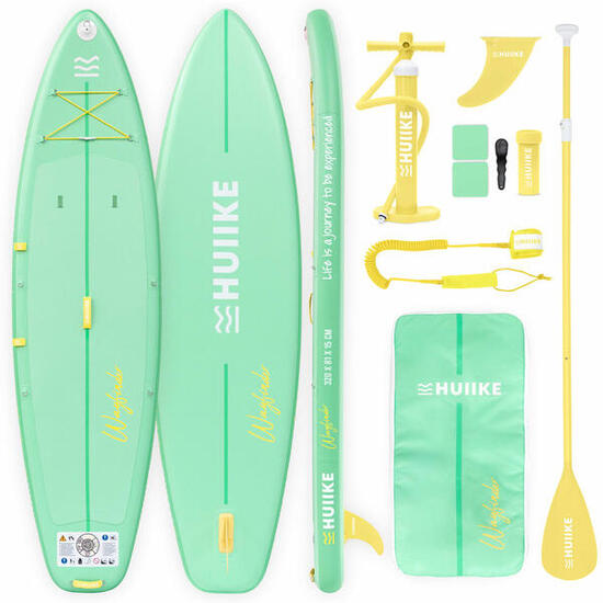 Paddle Gonflable Adulte Touring 10’6” avec Accessoires, Jusqu’à 130 kg, Aqua