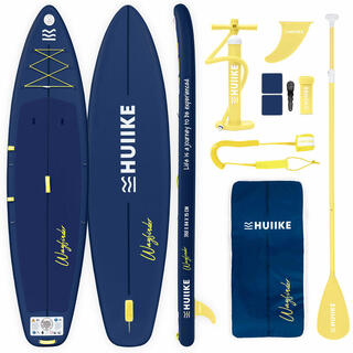 HUIIKE Tavola Sup Gonfiabile Adulti Touring 11’6” con Accessori, Fino a 150 kg, Navy