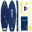 Placă SUP Gonflabilă Touring 10’6” cu Accesorii, Până la 130 kg, Navy