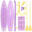 Placă SUP Gonflabilă 2 Persoane Touring 12’6” cu Accesorii, 170 kg, Lilac