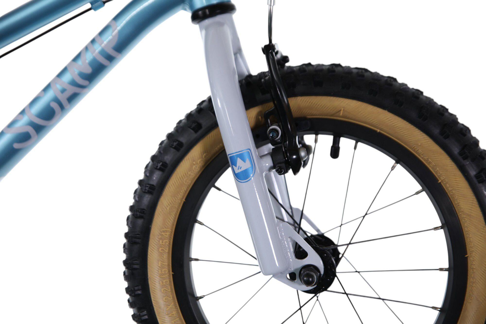 Scamp SmallFox Single Speed 14'' Azul Céu MTB para crianças 4/5