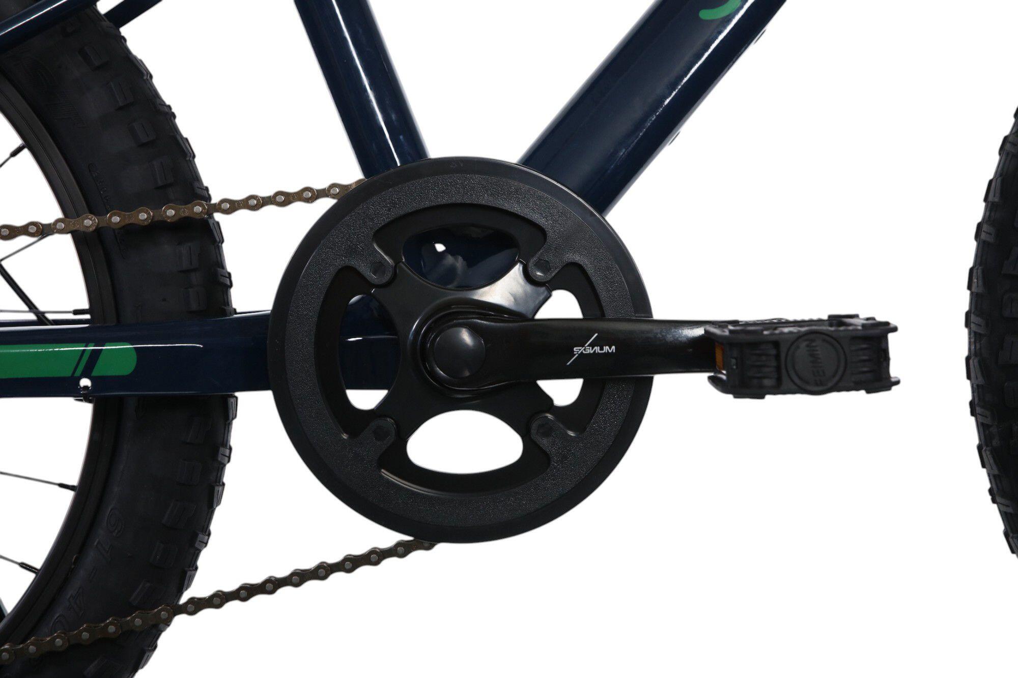 Scamp TallFox Shimano Tourney 7V 20'' Azul Semi-Rígido MTB para Crianças 4/5