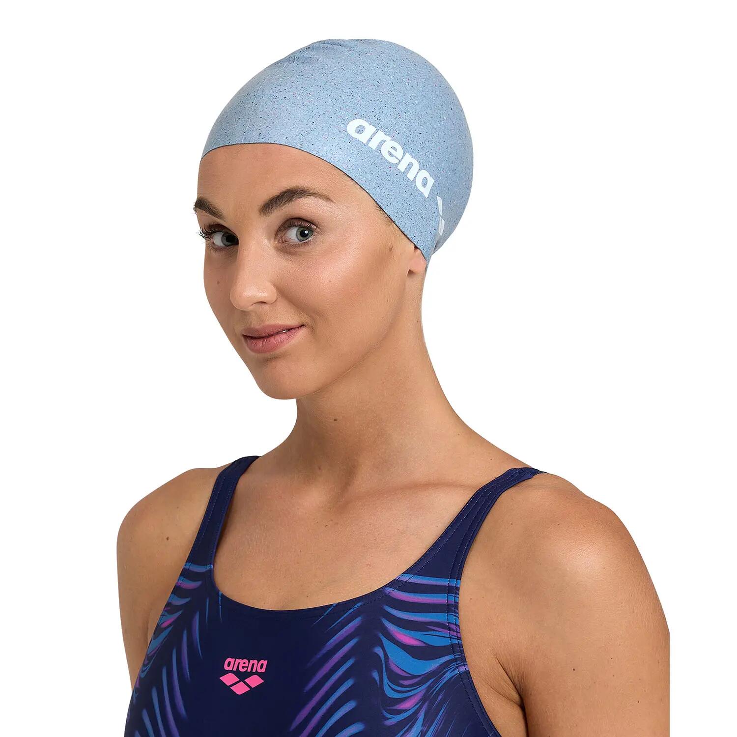 Bonnet de Bain Arena Silicone Cap Gris 2/4