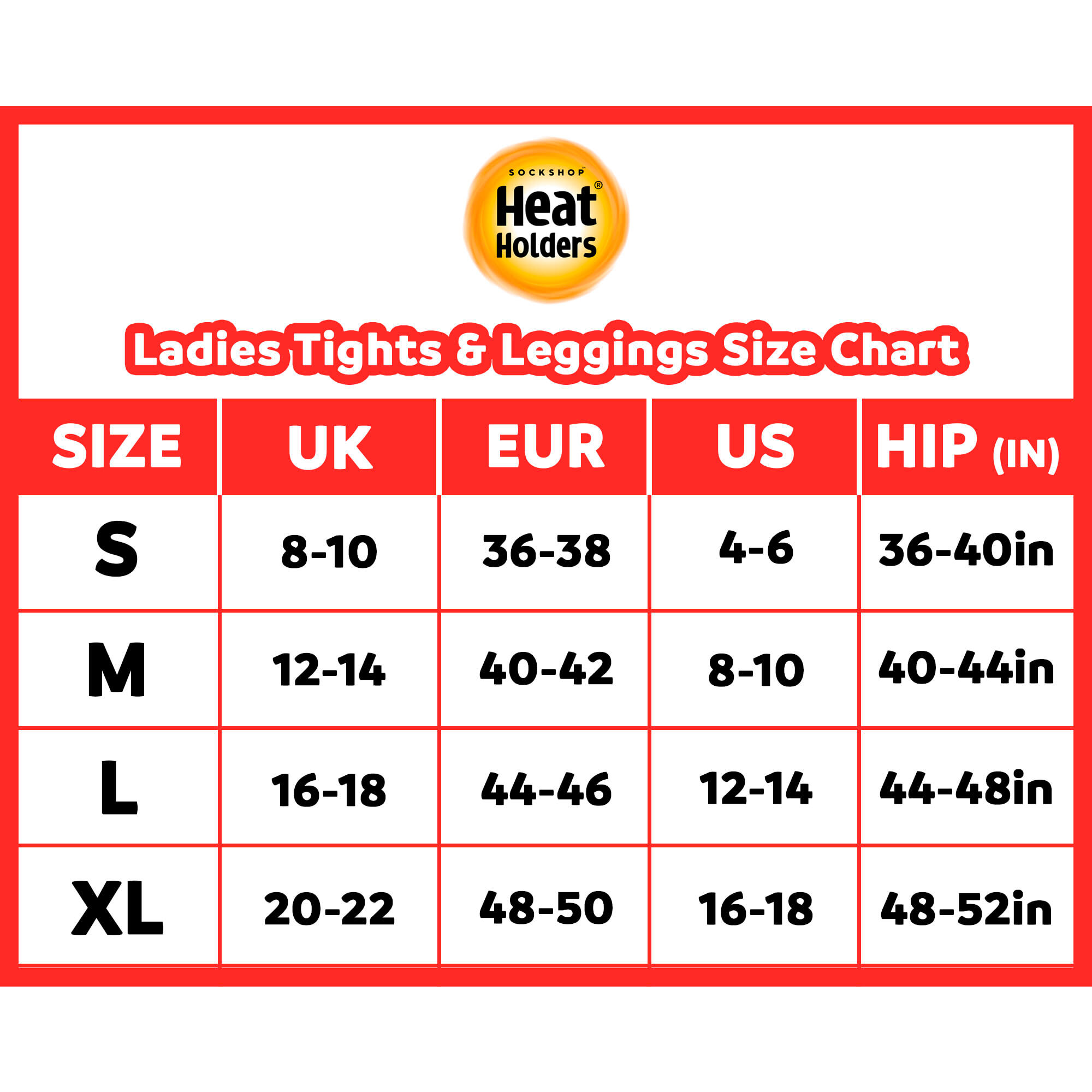 Heat Holders - 1 Paar Damen Thermo Strumpfhose Innenfleece Gefüttert Extra Warm 6/6