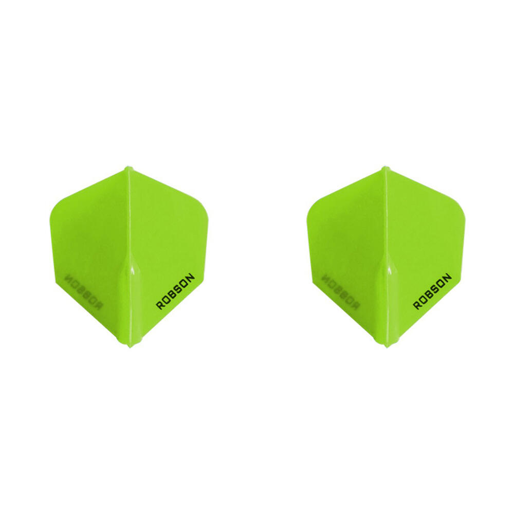 2x 3pc Robson Plus Dart Flights Standard Set - Green