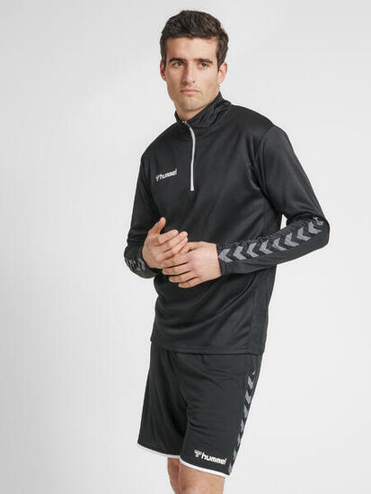 Zip Sudadera Hmlauthentic Multideporte Hombre Transpirable Diseño Ligero Hummel