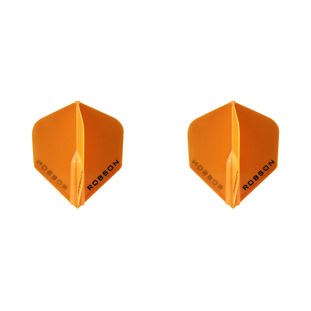 2x 3pc Robson Plus Dart Flights Standard Set - Orange