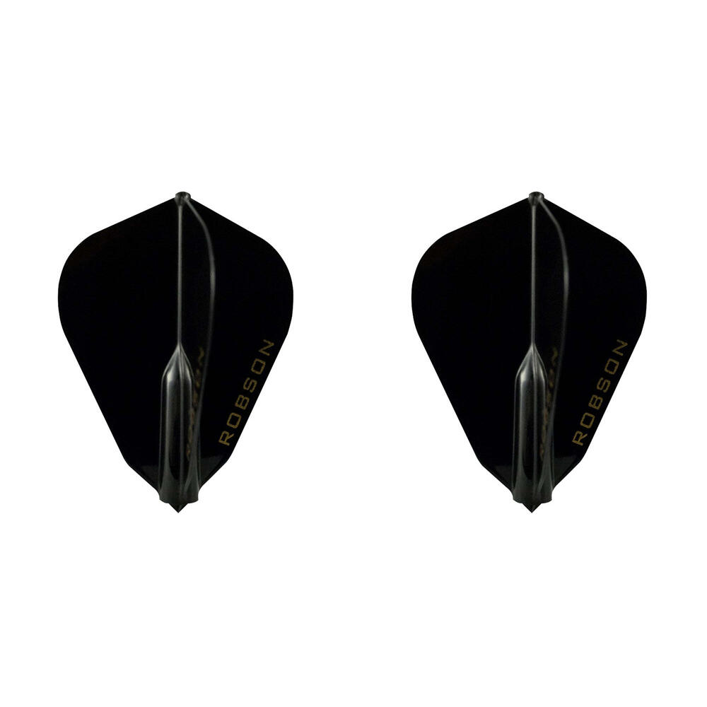 2x 3pc Robson Plus Dart Flights F Shape Accessory Set - Blue