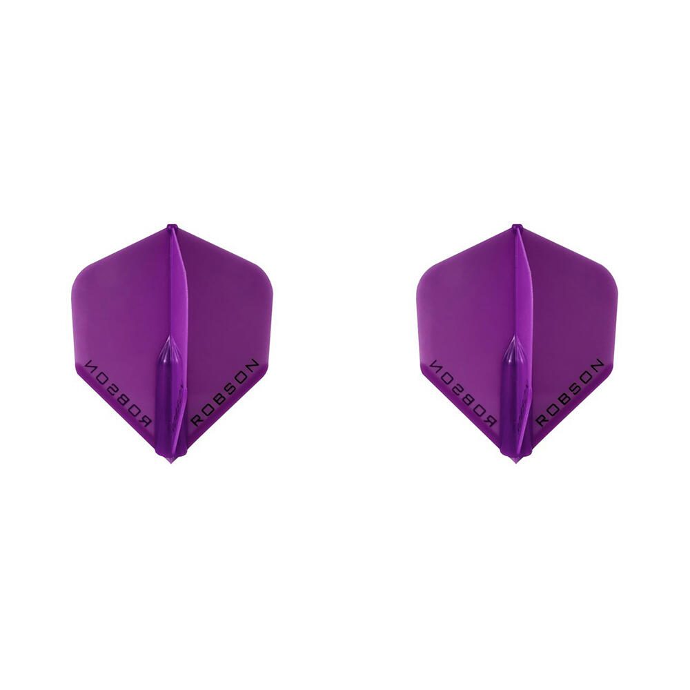 2x 3pc Robson Plus Dart Flights Standard Accessory Set - Violet