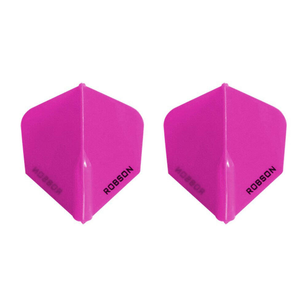 2x 3pc Robson Plus Dart Flights Standard Accessory Set - Pink