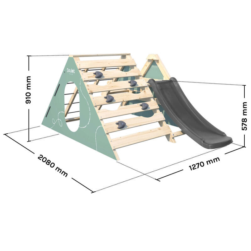 Aire de jeux bébé avec toboggan Hercule 4/5