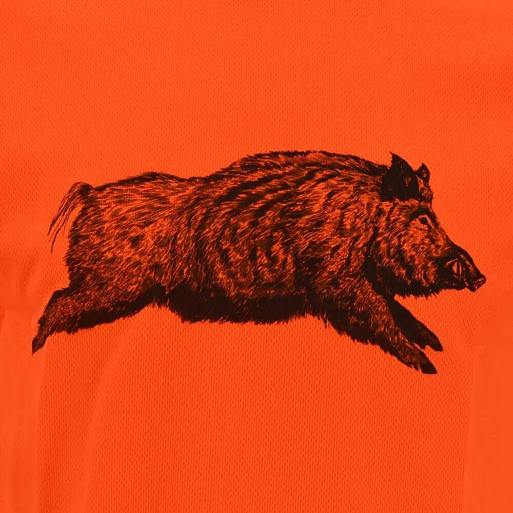T-Shirt sanglier orange 2/5