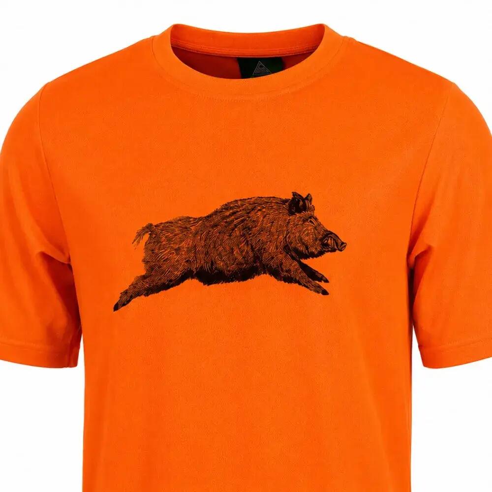 T-Shirt sanglier orange 5/5