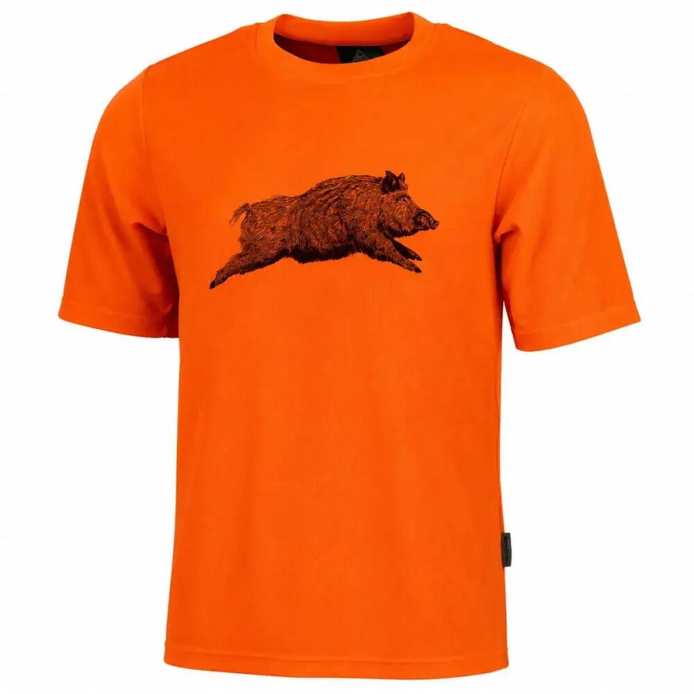 T-Shirt sanglier orange 4/5