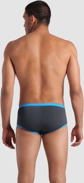 Costume da bagno a vita bassa Arena One Big Logo Grey/Blue Uomo 2/5