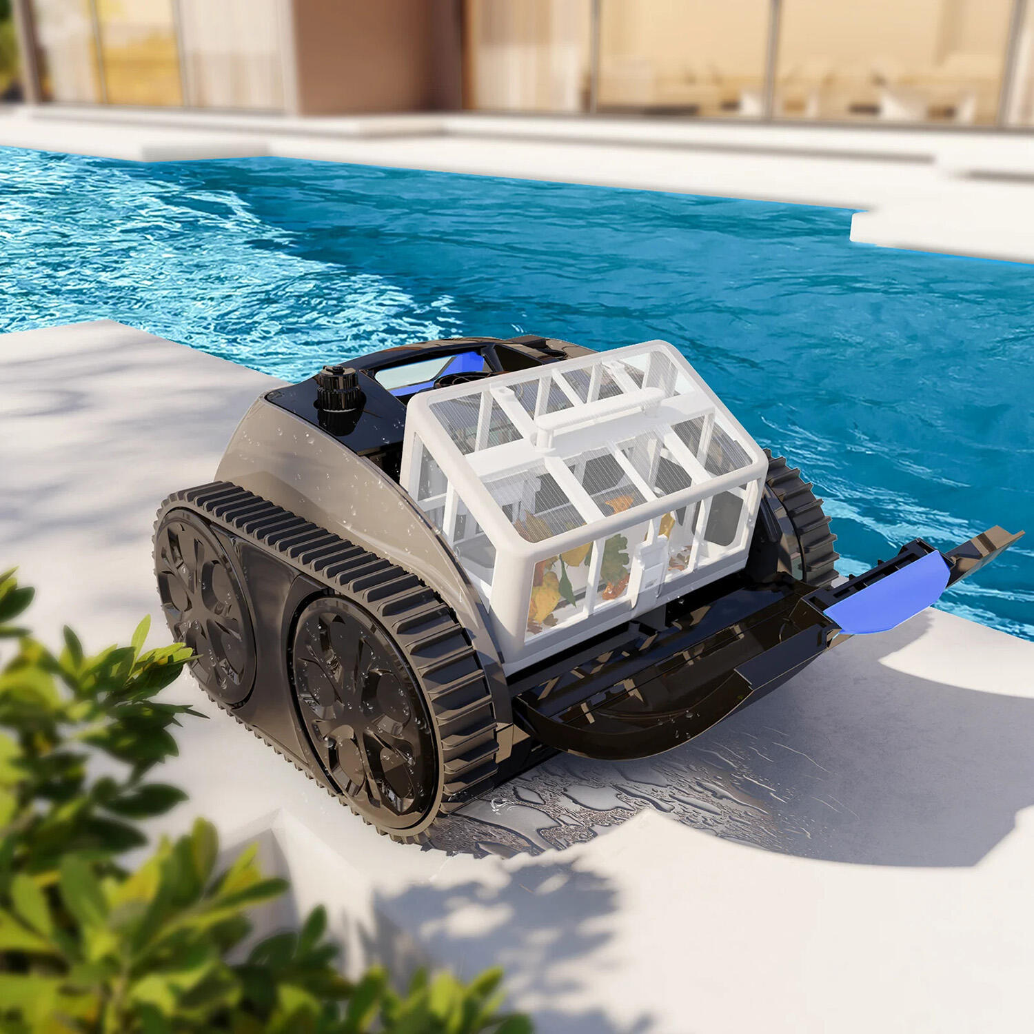 Robot piscine électrique sans fil 2h50 max d'autonomie 5/6