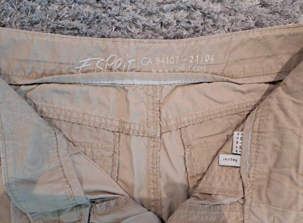Tussen Particulieren - Licht katoenen broek met aantrekkoordjes, Esprit 3/6