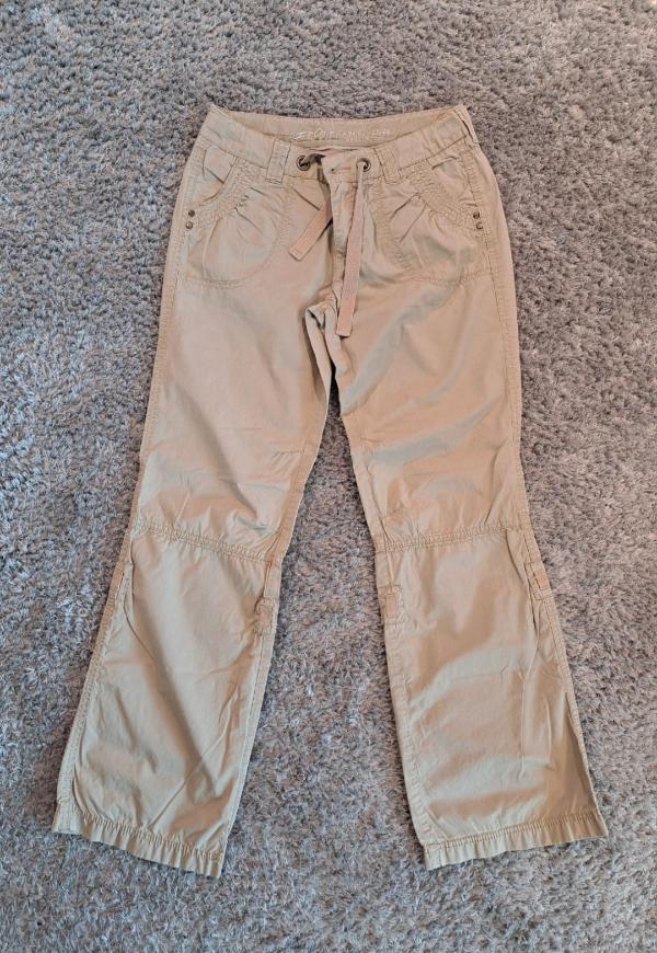 Tussen Particulieren - Licht katoenen broek met aantrekkoordjes, Esprit 2/6