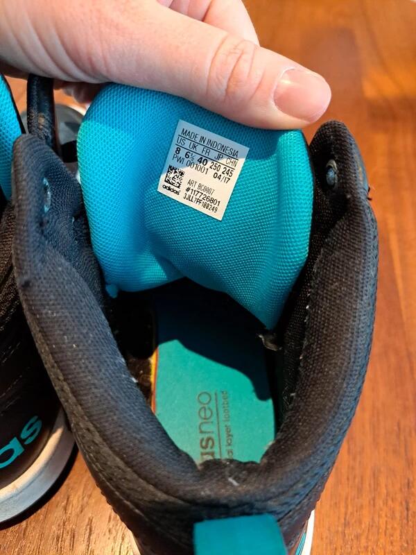 Tussen Particulieren - Adidas cloudfoam hoge sneakers, zeer goede staat! 6/7