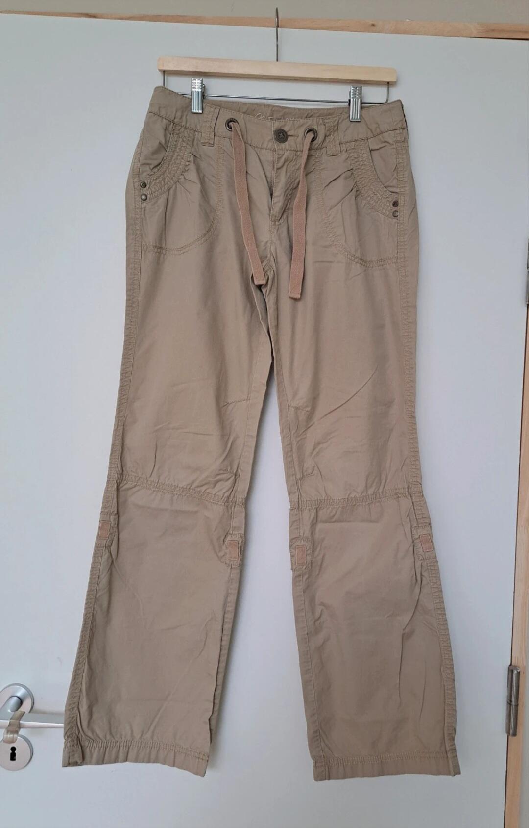 Tussen Particulieren - Licht katoenen broek met aantrekkoordjes, Esprit 5/6