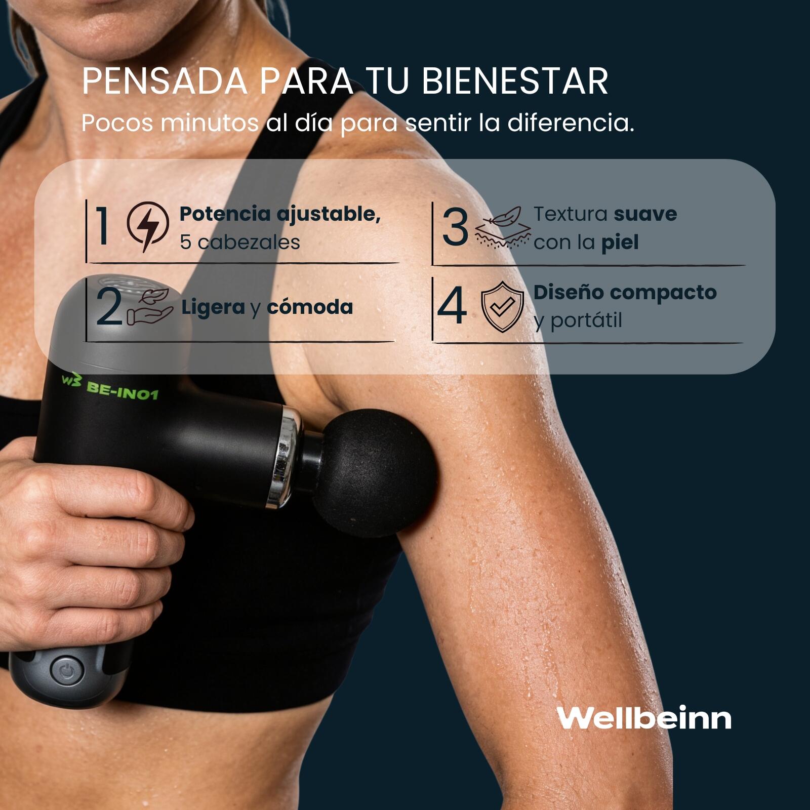 Be-In 01 - Pistola de massagem muscular de alto desempenho 7/7