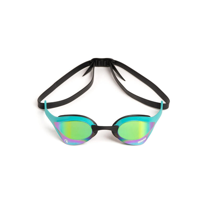 Arena Zwembril Cobra Ultra Swipe Mirror Smaragdgroen/Blauw
