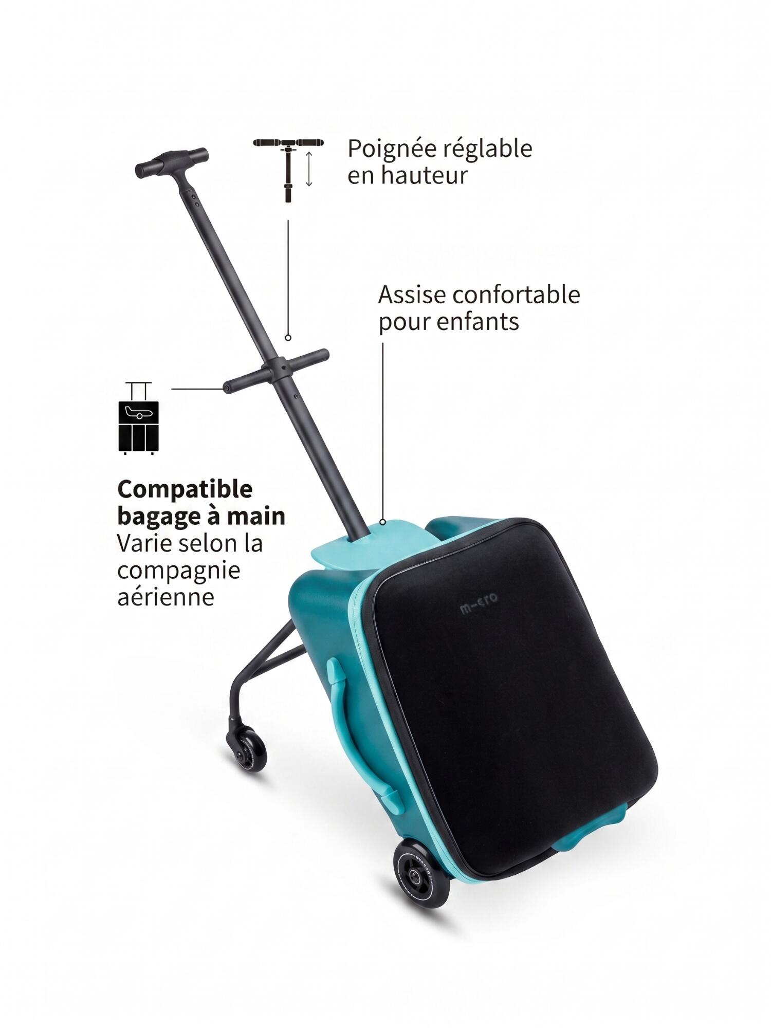 Valise porteur  Luggage Eazy Vert Forêt 2/7