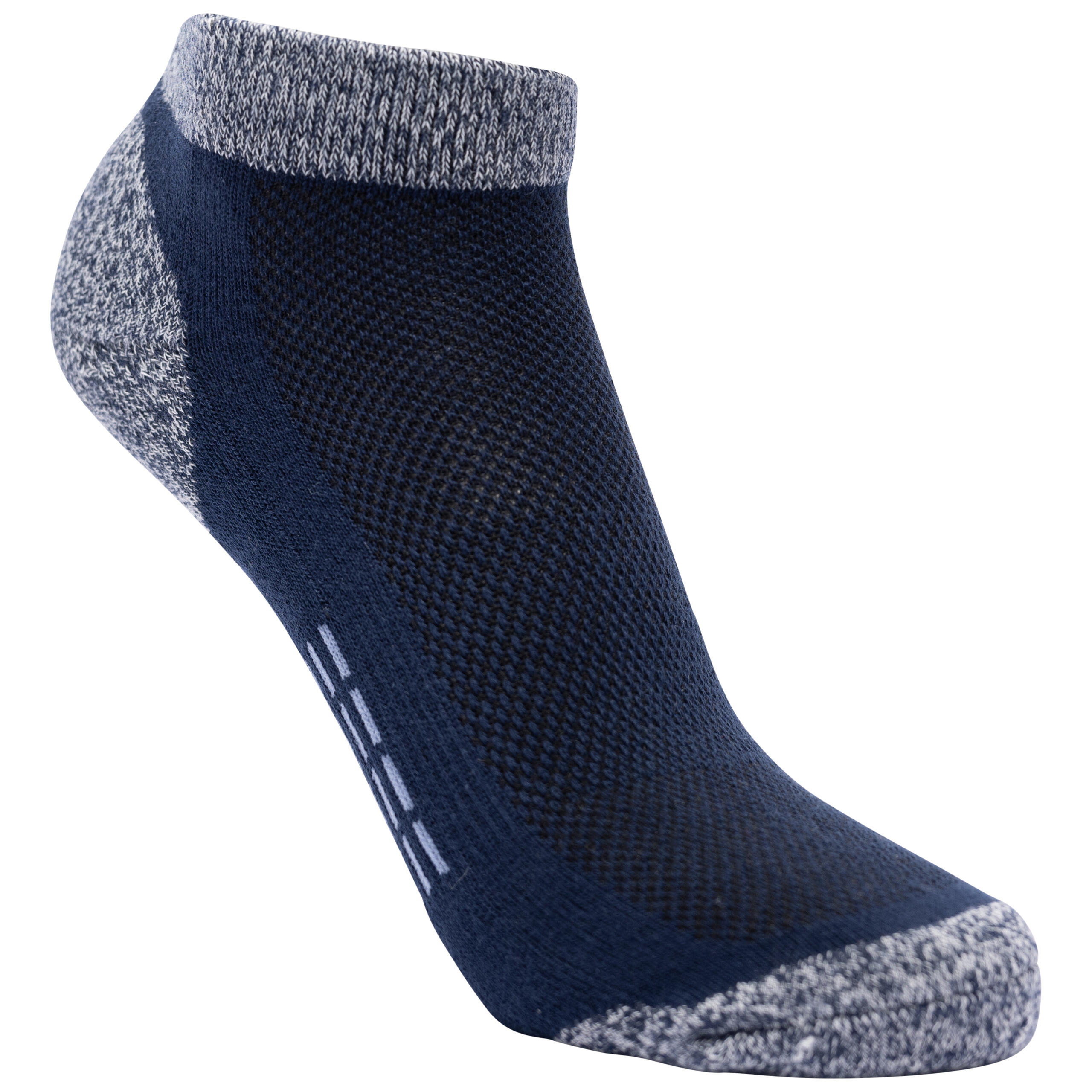 Trespass Kids Champ sneakersokken 2 paar - Navy / Blauw, maat 9/12 3/5