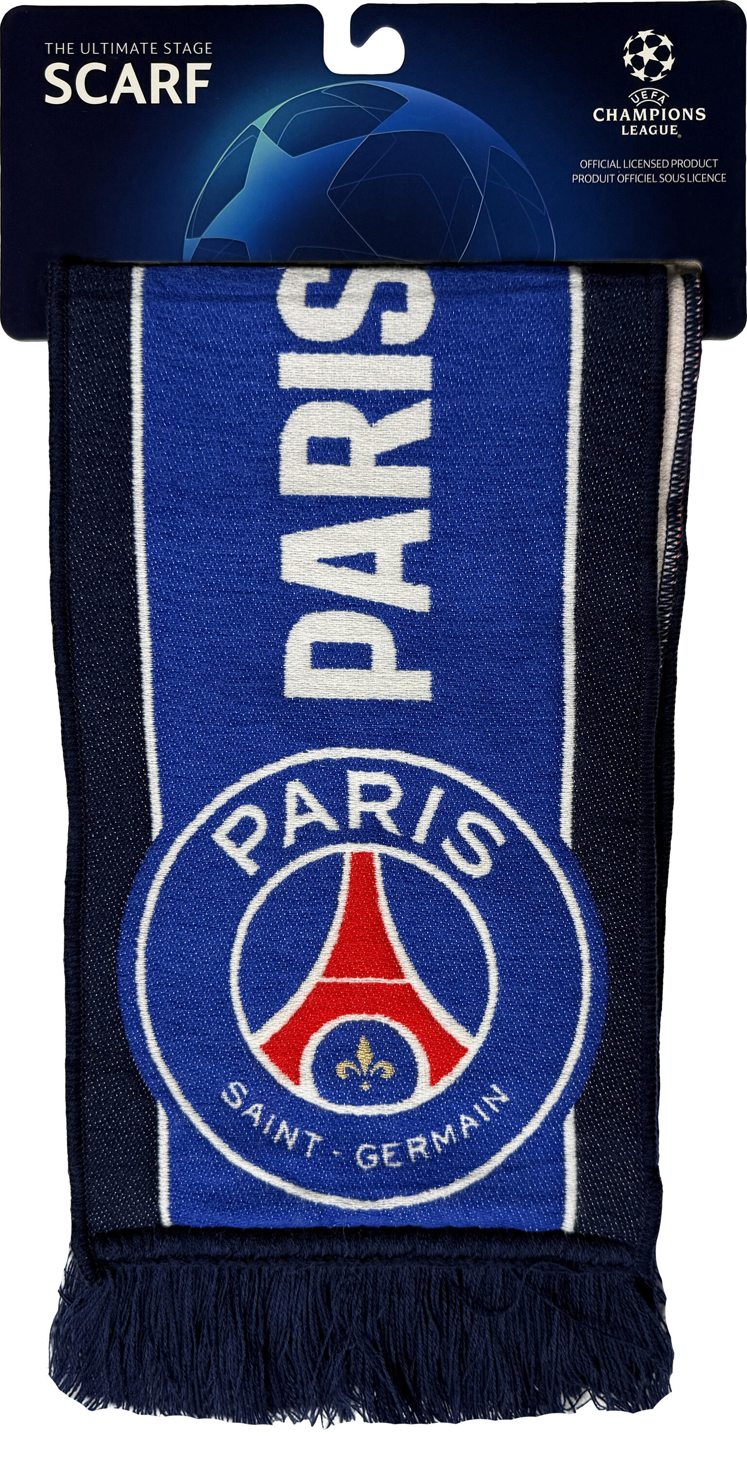Echarpe Finale 2026 - Collection officielle - PARIS SAINT GERMAIN PSG vs ARSENAL 3/4