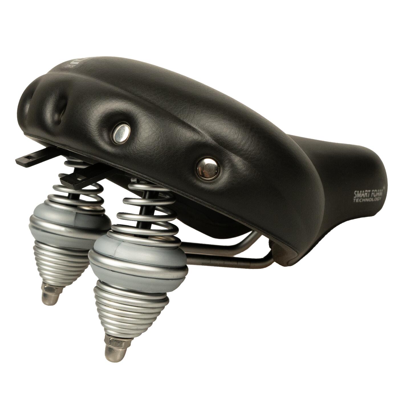 Selle Comfort Retro XL Drifter Fietszadel - Zwart - Met Smart Foam Techniek 2/5