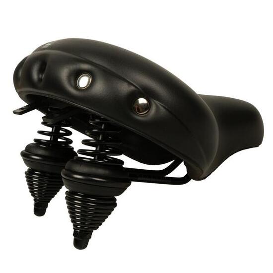 Selle Comfort Drifter Fietszadel - Zwart - Met Hangveren