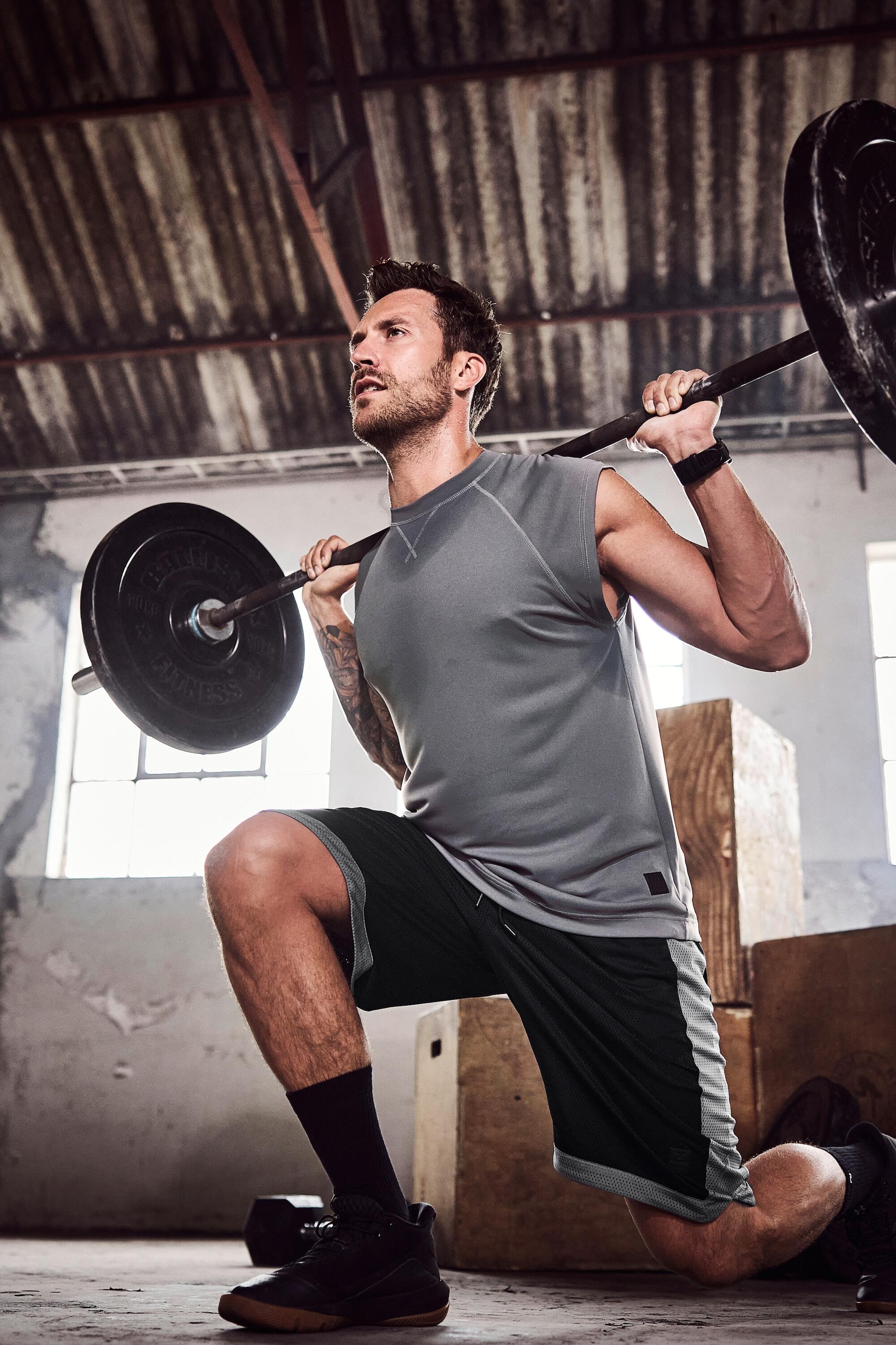 Heren Functionele top fitness Buik-Fit QuickDry 6/6