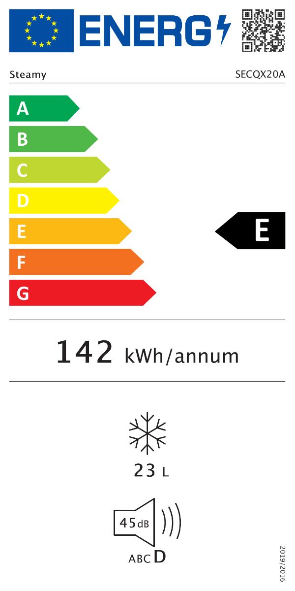 Steamy-E Single Zone 26, Elektrische Koelbox, 28L 4/5