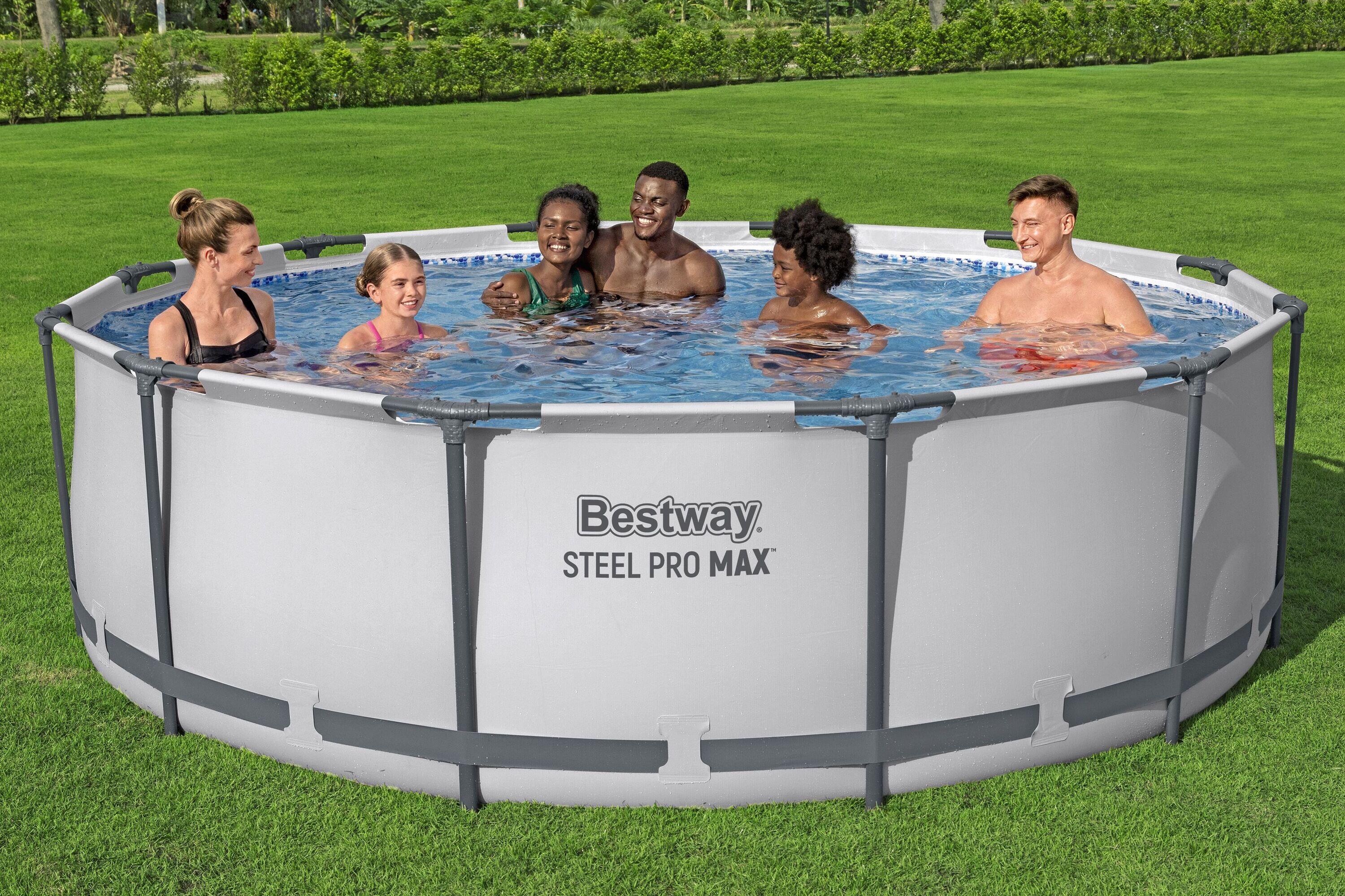 Bestway 5616B-7 Piscina base fuori terra Steel Pro Max da 366x100 cm 4/7