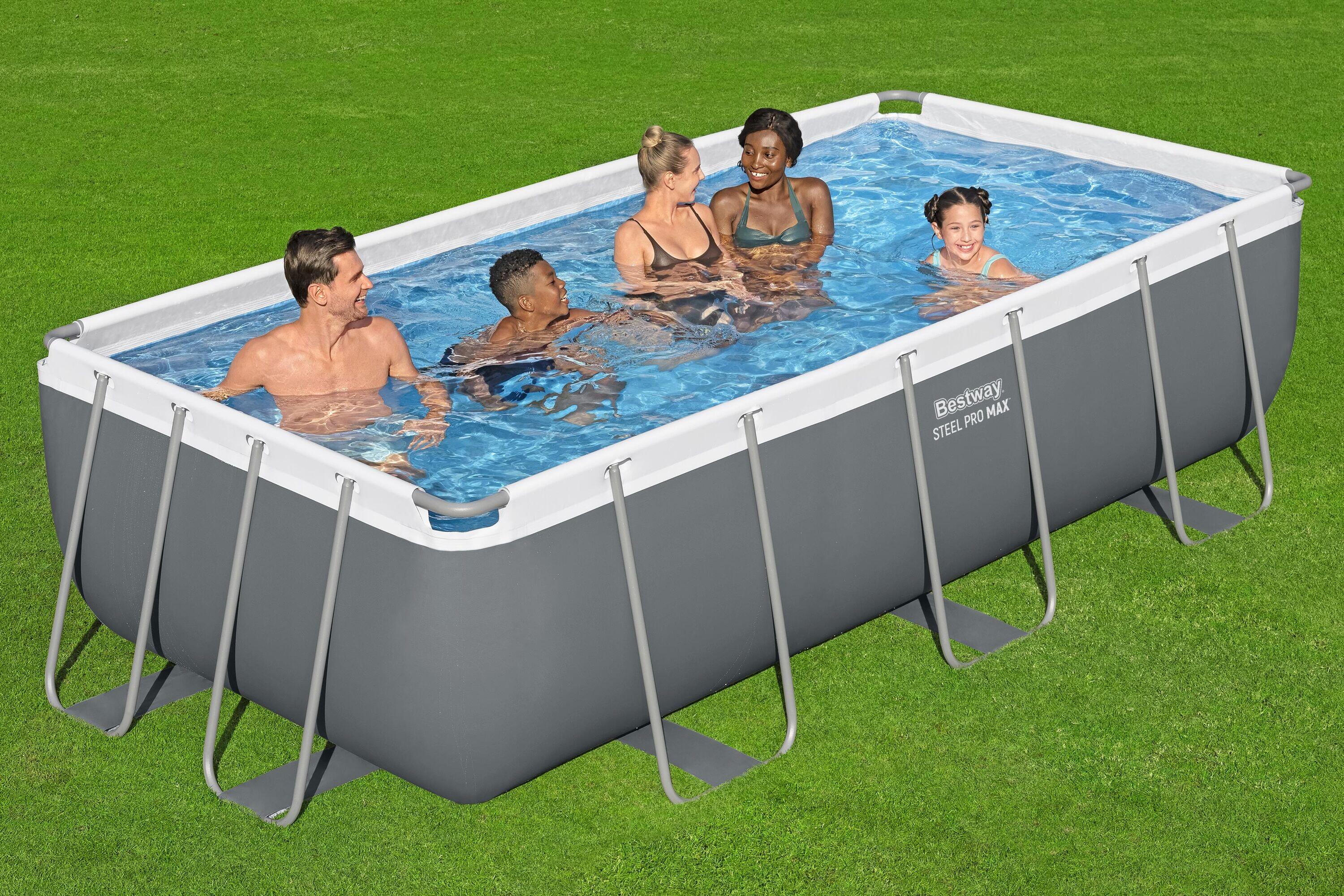 Bestway 56931-7 Piscina base fuori terra Steel Pro Max da 404x201x100 cm 4/7
