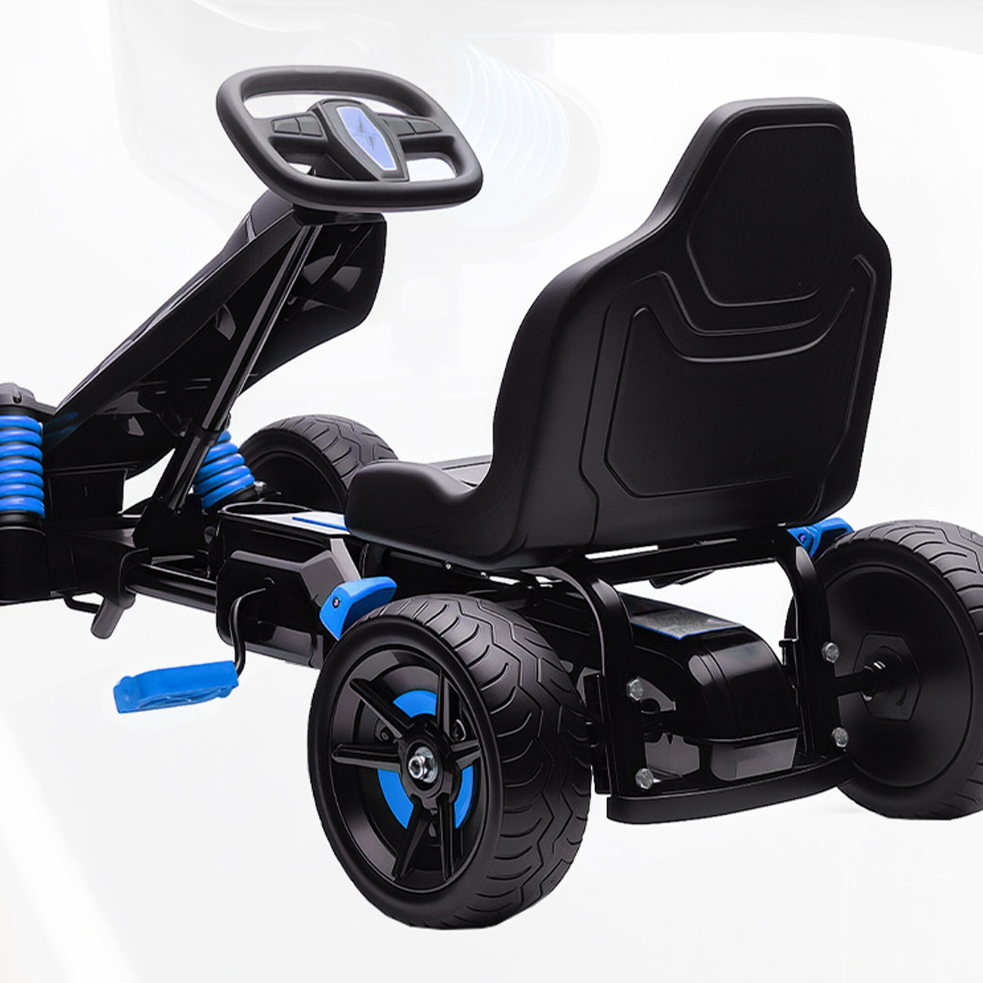 Kart a pedais para crianças azul 5/5