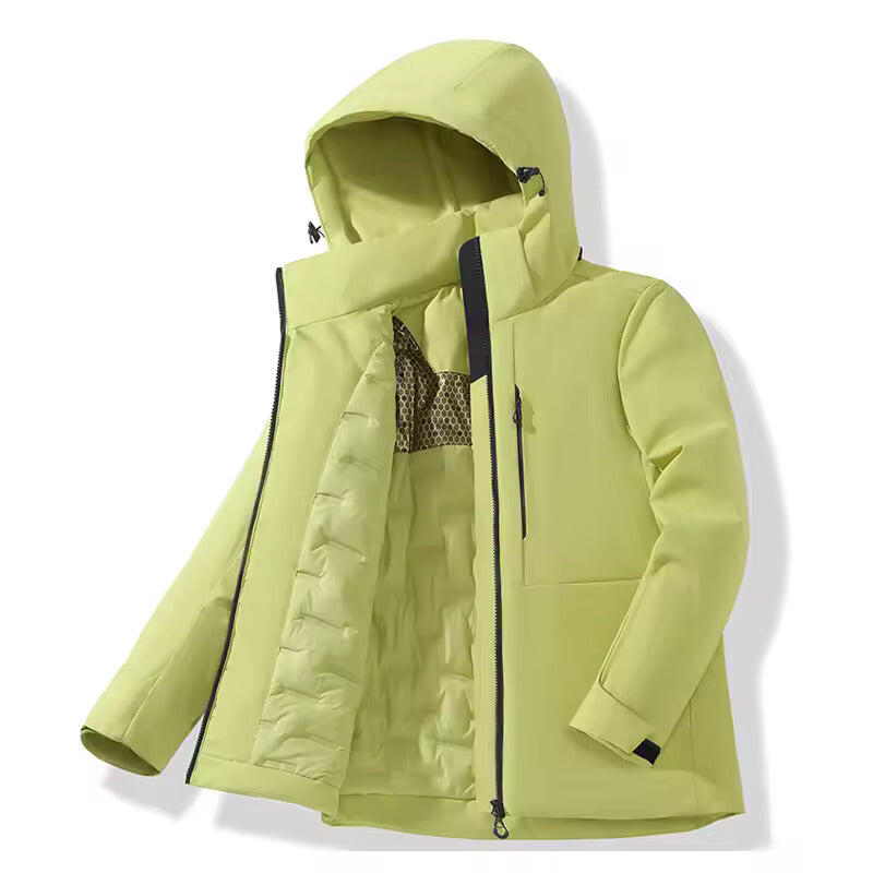 Small Fleece Jacket with Waterproof Windproof (Green)