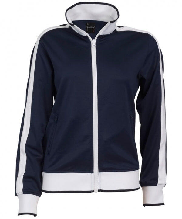 Mens Varsity Track Winter Jacket - Navy S