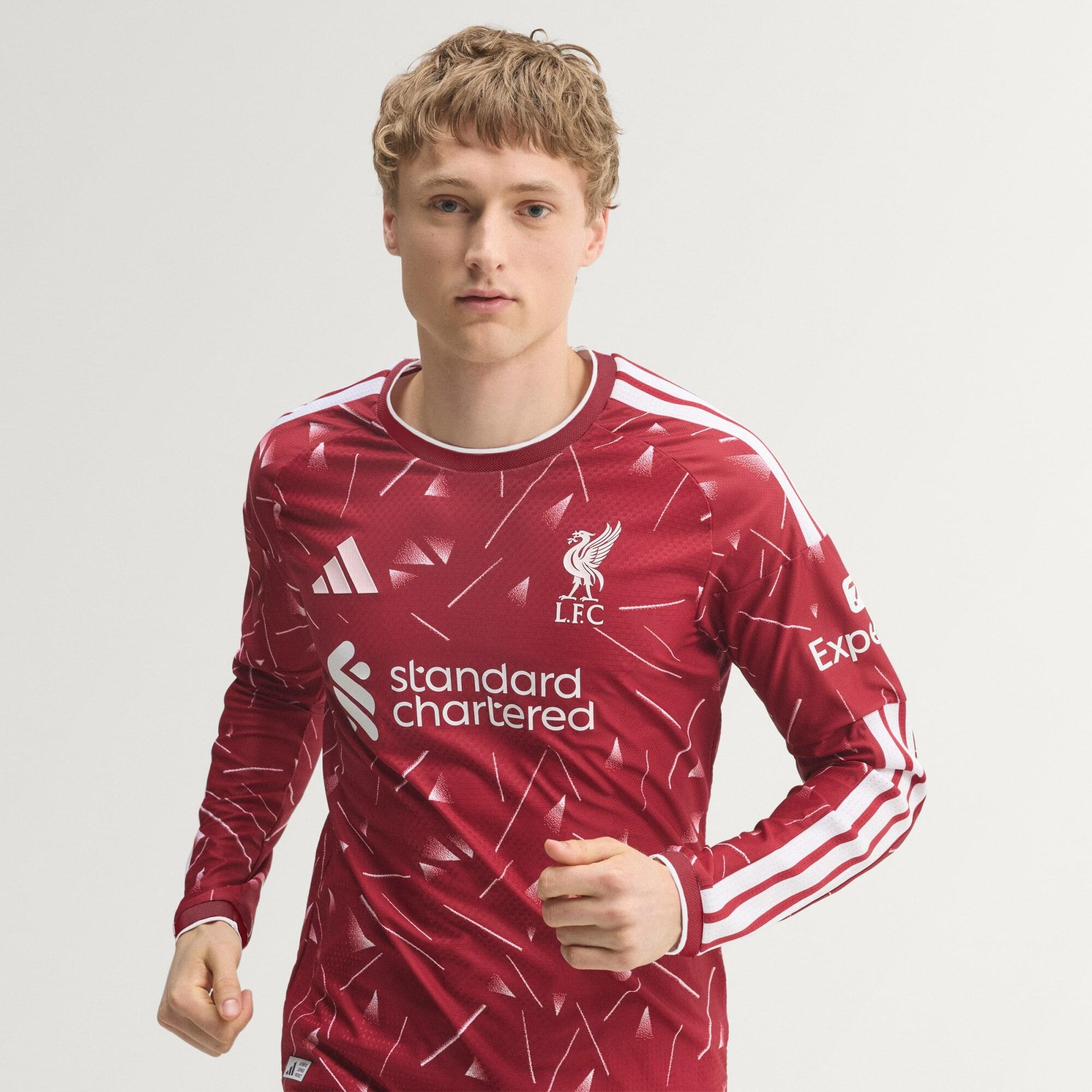 FC Liverpool 26/27 Authentic Heimtrikot, langärmelig 4/7