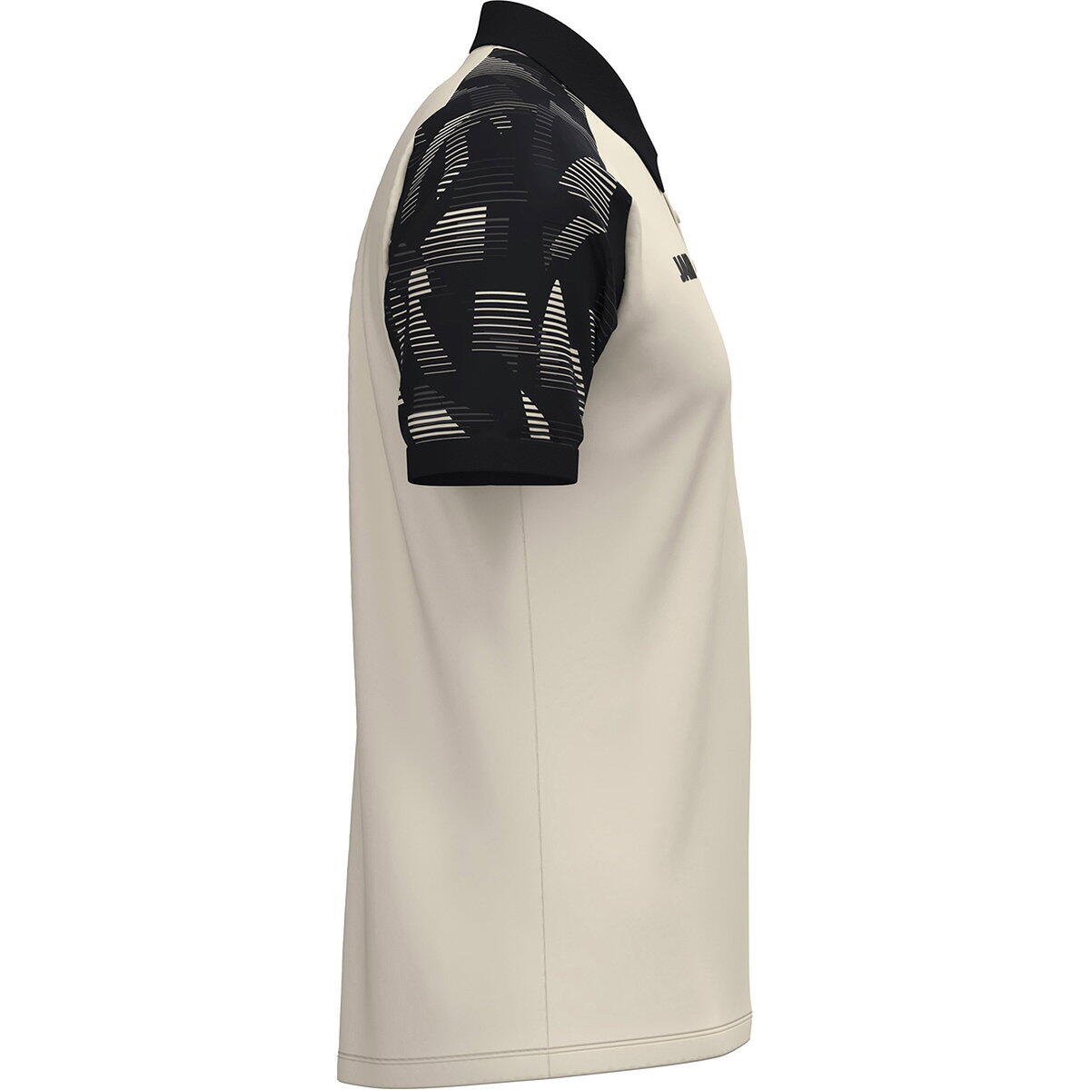 Jako Sonic Polo Heren - Off White / Zwart 4/4