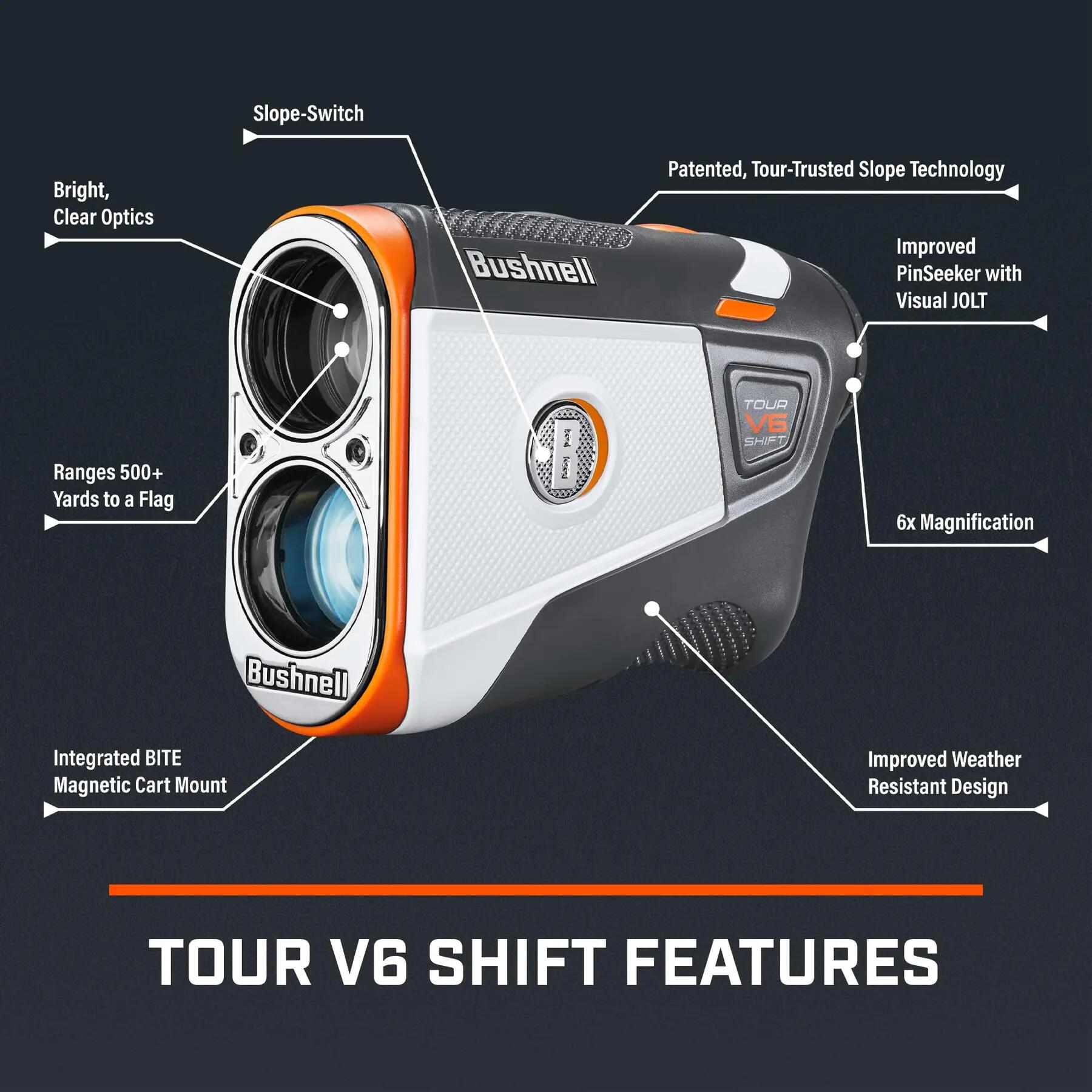 Afstandsmeter Bushnell Télémètre Tour V6 Shift 4/7