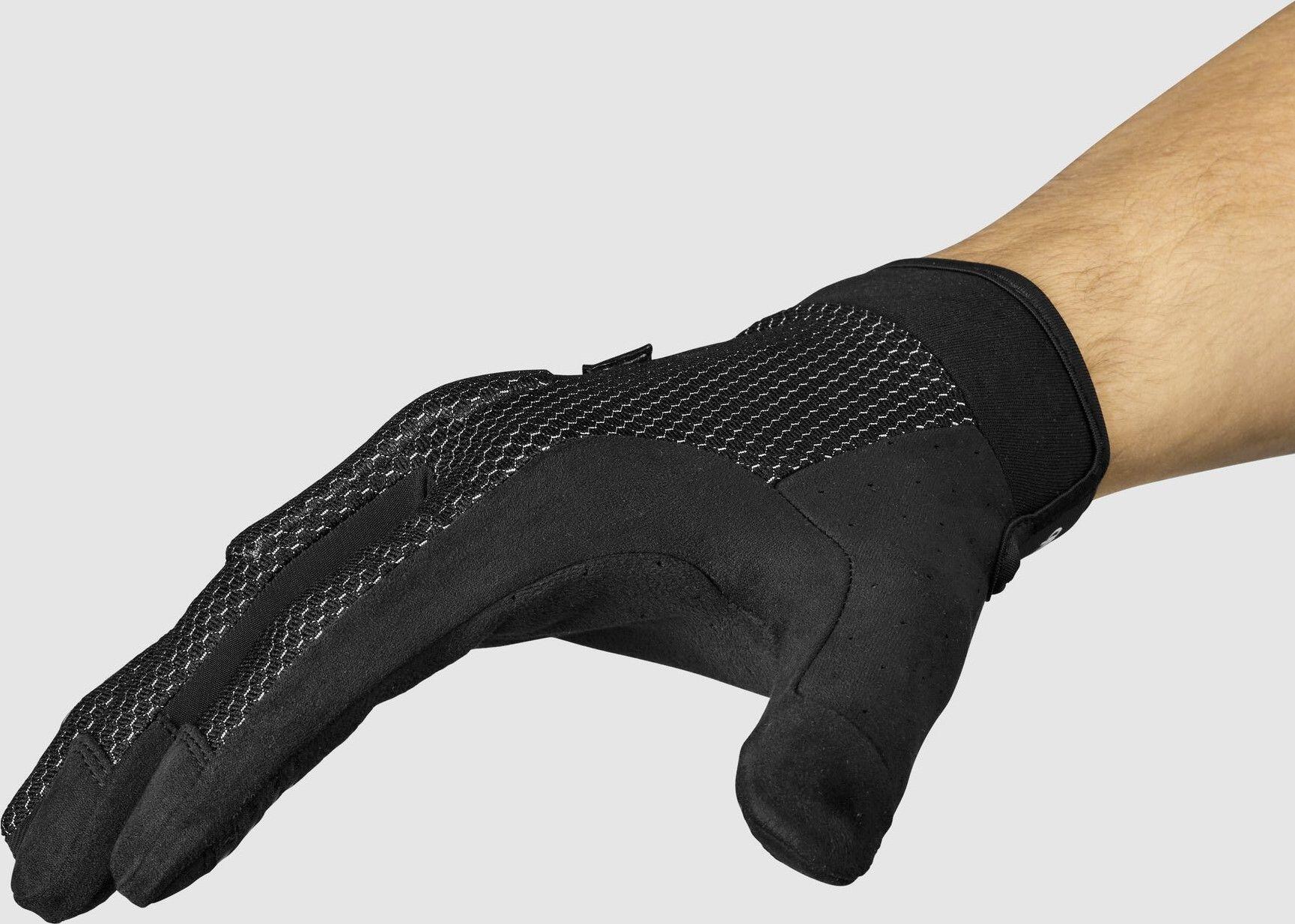 GripGrab Descent InsideGrip Summer Long Gloves Black 5/6