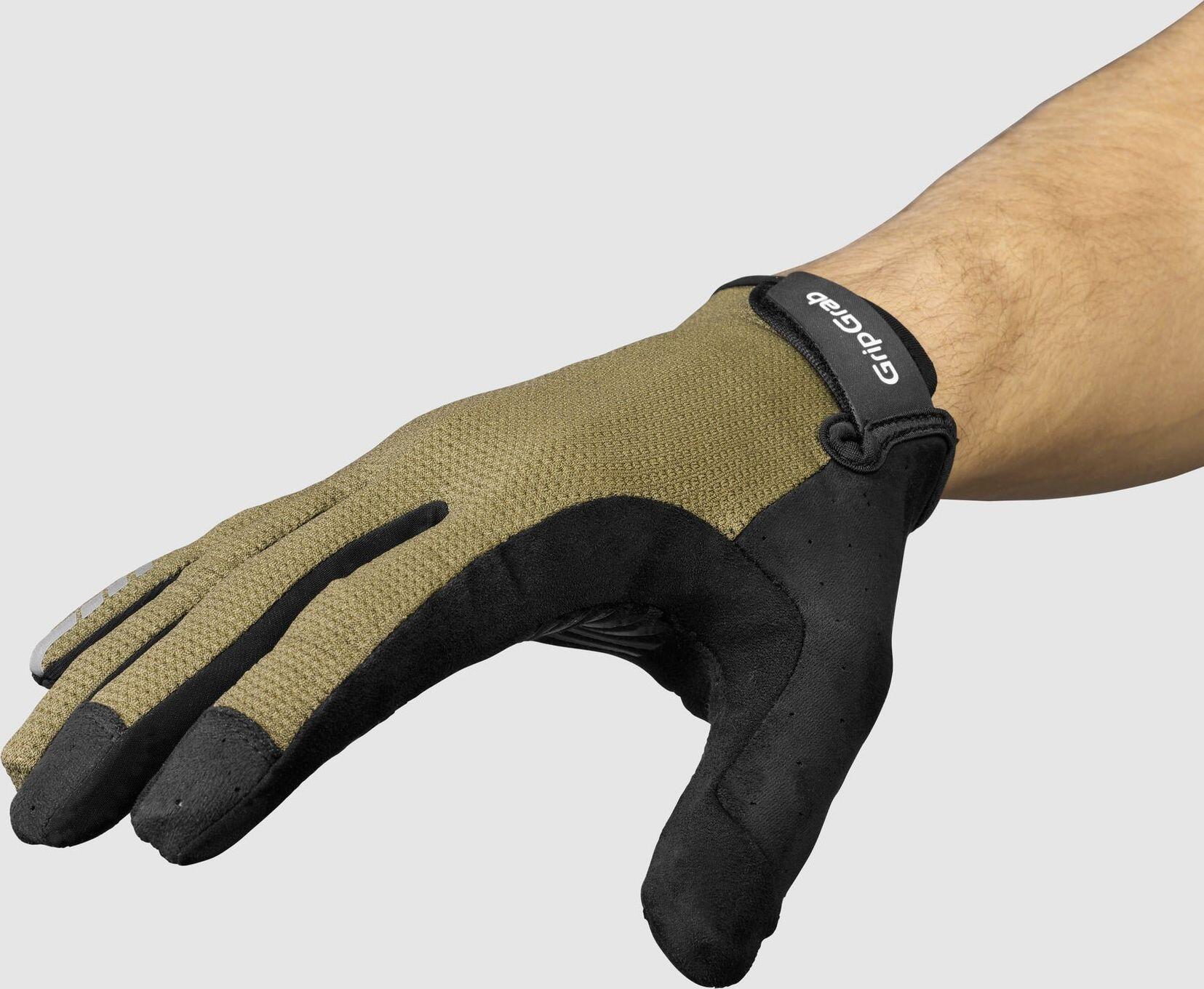Gants longs d'été GripGrab EXPLR Padded Vert 5/6