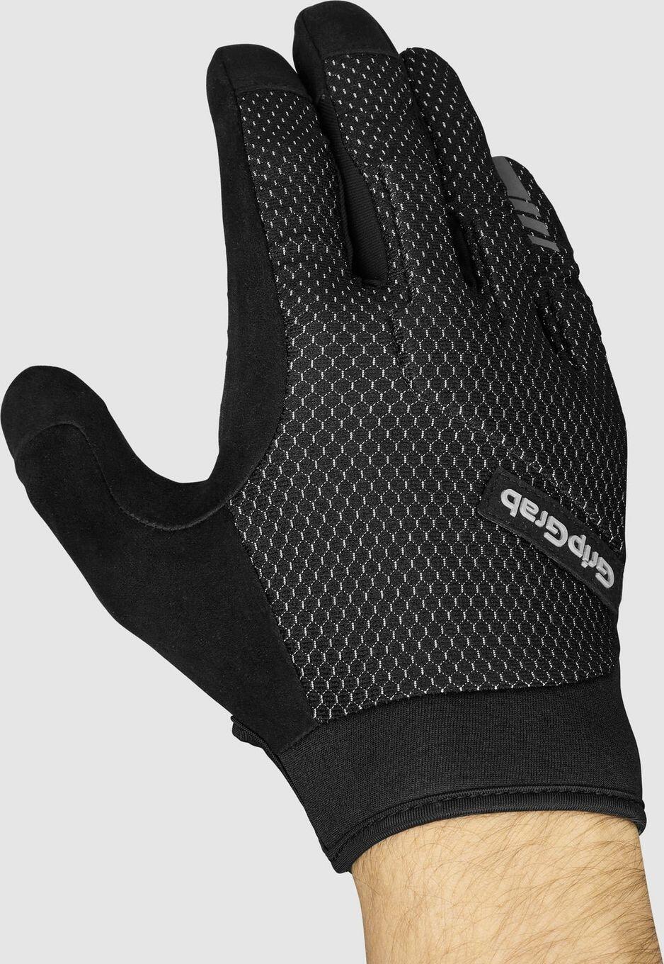 GripGrab Descent InsideGrip Summer Long Gloves Black 4/6