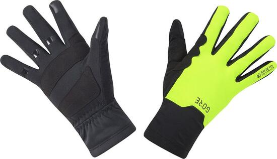 Guantes largos unisex Gore Wear Gore-Tex infinium Mid Negro/Amarillo