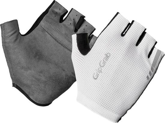 GripGrab PACR InsideGrip Summer Short Gloves White