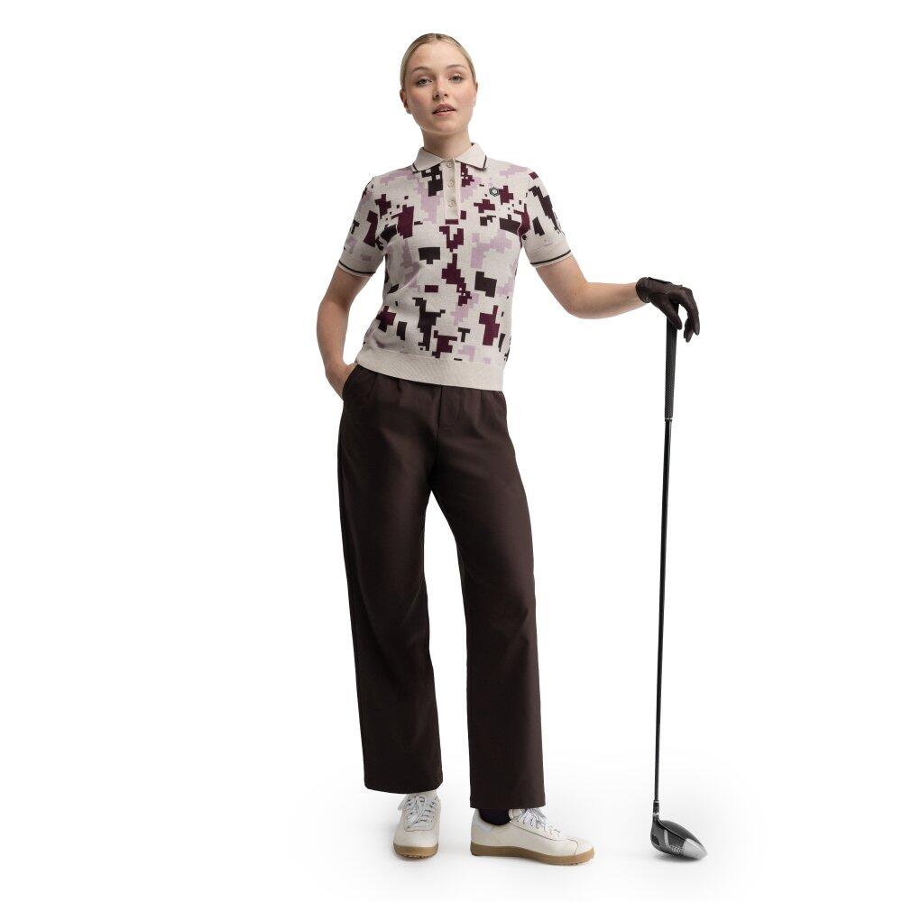 Pantalon de golf coupe droite femme Iron-W Dark Brown Marron 3/7